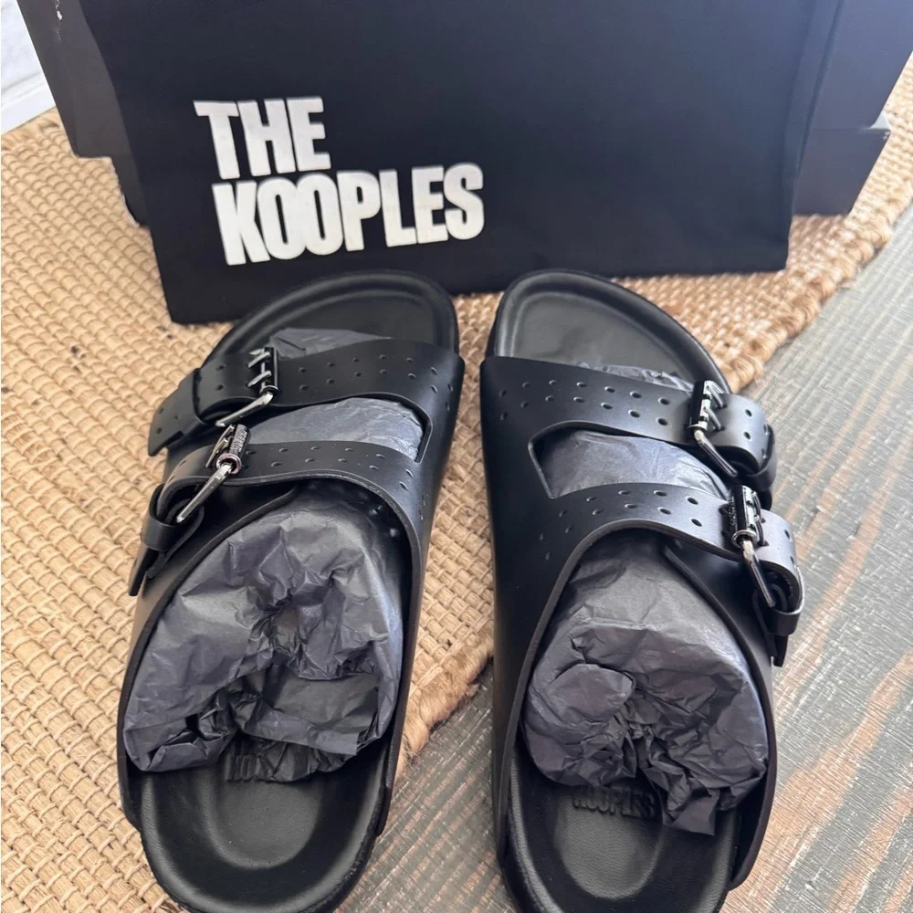 The Kooples Black Sandals - Picture 2 of 4